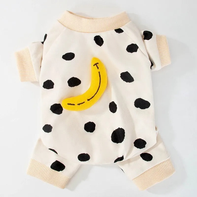 Banana Dots Romper